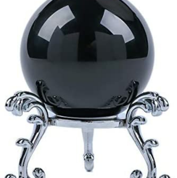 Pick color! Crystal Ball with silver colored stand - Picture 9 of 14